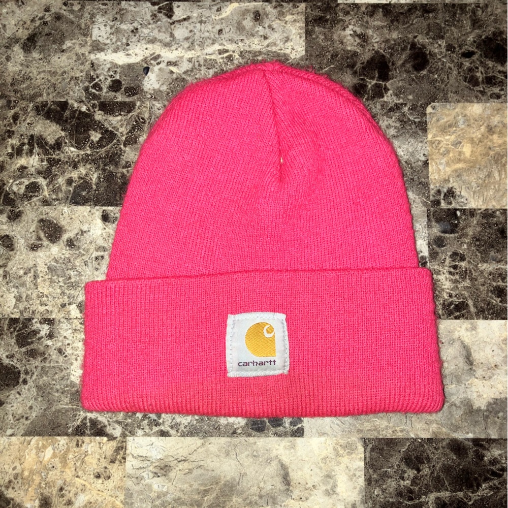 Pink Carhartt Beanie